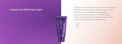 Leaf & Flower curl cream defines natural curl pattern with flexible hold