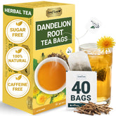 LeafLea Dandelion Root Tea Bags packaging highlights premium, gift-ready presentation.