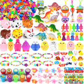 LEASEN six golden eggs pack with prefilled toys, ideal for festive Easter egg hunts.