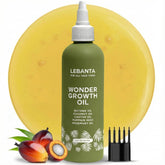 Lebanta Batana Oil bottle pour nourishes scalp for thicker-looking hair.