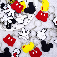 Lecinc alloy base mouse keychain with durable finish