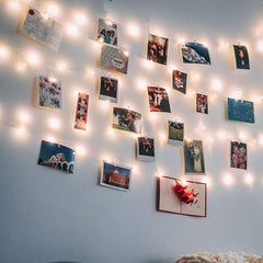 LECLSTAR dorm-room light string enhances cozy dorm decor with adjustable placement