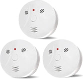 Lecoolife 3-pack smoke detector with battery operation for reliable use during outages.