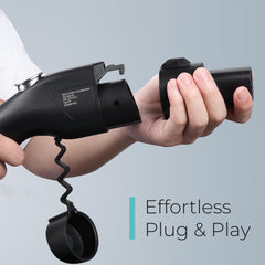 Lectron J1772 to Tesla adapter enables Level 1 and Level 2 charging options.