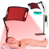 LEDINO red-light therapy panel front view for home use and facial treatment.