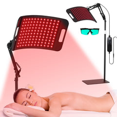 LEDINO red-light therapy panel front view for home use and facial treatment.