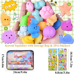 LEEHUR squishy toy packaging storage bag keeps items organized.