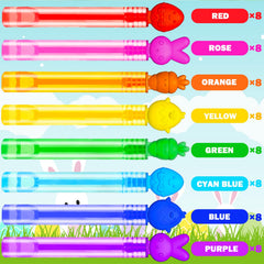 Leetous Easter bubbles carrot wand creates colorful Easter favors for kids.