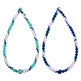 LeeYean chew necklaces front view for sensory kids with two-pack design and anxiety support