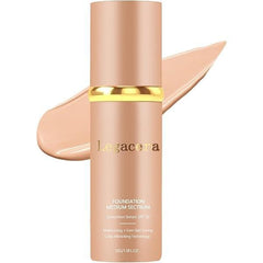 Legacera foundation packaging highlights mature-skin care and adaptive color technology.