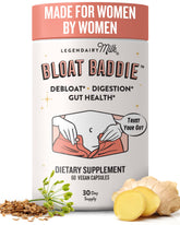 Legendairy Milk Digestive Enzymes bottle highlights gut support for daily comfort.