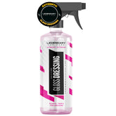 Legendary Gloss Dressing bottle ready for a clean, non-greasy tire shine.