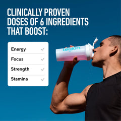 LEGION Pulse preworkout prepared drink glass ready to energize training sessions
