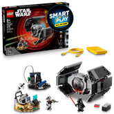 LEGO Star Wars SMART Play Darth Vader's TIE Fighter assembly enables interactive motion.