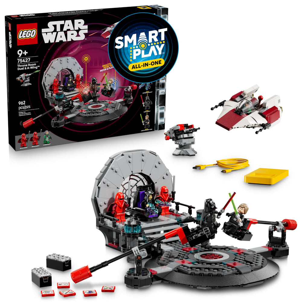 LEGO Star Wars SMART Play throne room duel image with responsive sounds and lights