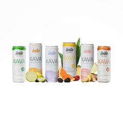 LEILO kava sparkling classic can offers a refreshing non-alcoholic social moment.