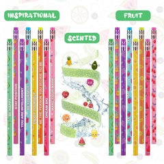 Leinuosen colorful fruit pattern pencils add fun to homework routines