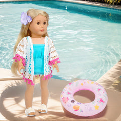 Lembani 18-inch doll sunglasses add style and sun protection flair.