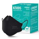 LEMENT KN95 masks in a 100-pack box, convenient bulk option for households