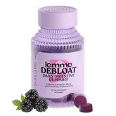 Lemme Debloat gummies bottle front view for daily gut support.