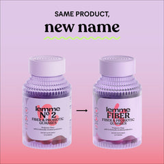 Lemme Gummies being poured for convenient daily fiber and probiotic routine.