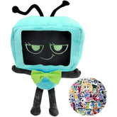 Lemoneon Vee plush 11-inch front view, cozy display for fans.
