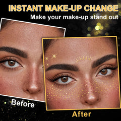 LemonSac glitter freckle tattoo pack ready to apply for creative makeup looks