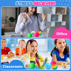 Lemostaar stress balls travel-ready pack on a bag or backpack for on-the-go focus.