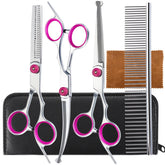 Lengnoyp 5-in-1 grooming scissors front view for precise pet trimming
