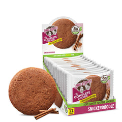 Lenny & Larry's Snickerdoodle packaging highlights vegan, protein-powered snacking on the go
