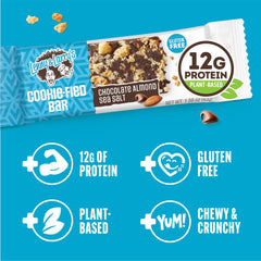 Cross-section of Cookie-Fied Bar reveals plant protein and fiber-rich interior