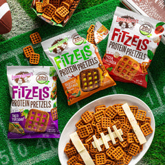 Buffalo flavor FITZELS bag; bold heat and protein lift on the go.