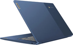 Lenovo Flagship Chromebook 14 screen tilt shows comfortable viewing angles.