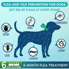 Lerqua flea drops bottle close-up for easy application.