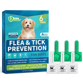 Lerqua small-dog flea drops applied at the neck for fast protection.