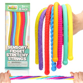 Lesong sensory toys featuring glow-in-the-dark stretchy strings for focused play