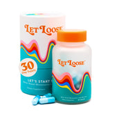 Let Loose bottle-front shows daily digestion support for smoother gut comfort.