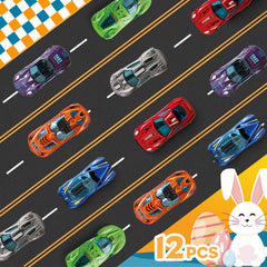 Letapapa die-cast cars inside eggs spark friendly sharing and competition.