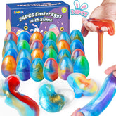 Letapapa Easter eggs with galaxy slime in a pack, great for gifting and parties.