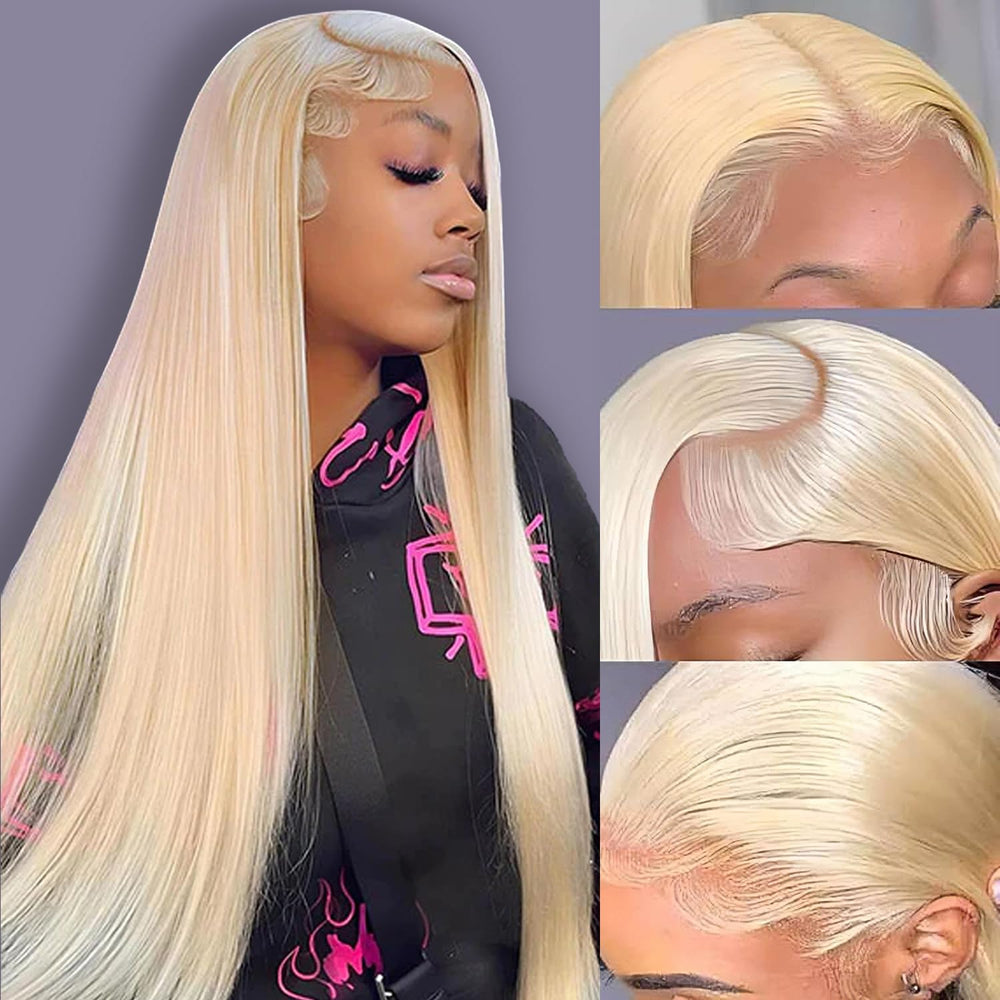 LETMIEO 613 lace front wig front view with natural hairline for everyday wear