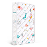 Letmxiu Premium 5-inch crib mattress top view shows firm support for safe infant sleep