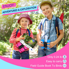 LET'S GO! Binoculars support outdoor adventures during camping and hiking.