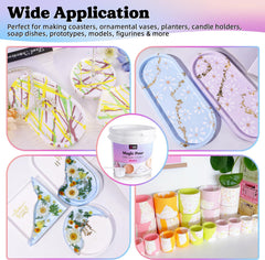 LET'S RESIN resin powder colorable and paintable to suit your palette.