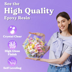 LET'S RESIN crystal-clear epoxy ensures a mirror-like finish after cure