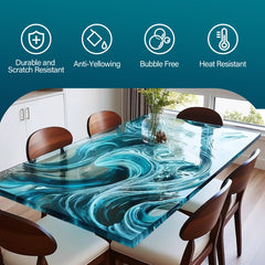 LET'S RESIN low-viscosity epoxy enabling smooth color pours with minimal odor.