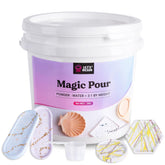 LET'S RESIN resin casting powder pour for smooth, bubble-free results in DIY projects.