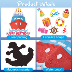 Leumoi candy magnets add playful accents to cruise door surfaces.