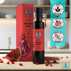 Levamare Pomegranate Molasses drizzle over salad for versatile flavor