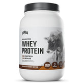 Levels grass-fed whey powder in a bag highlighting clean ingredients for everyday fueling.