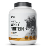 Levels Nutrition grass-fed whey vanilla cinnamon bottle with clean label